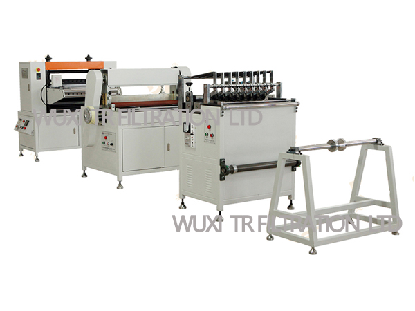 TRK Pleat1 600 Knife Paper Pleating Production Line